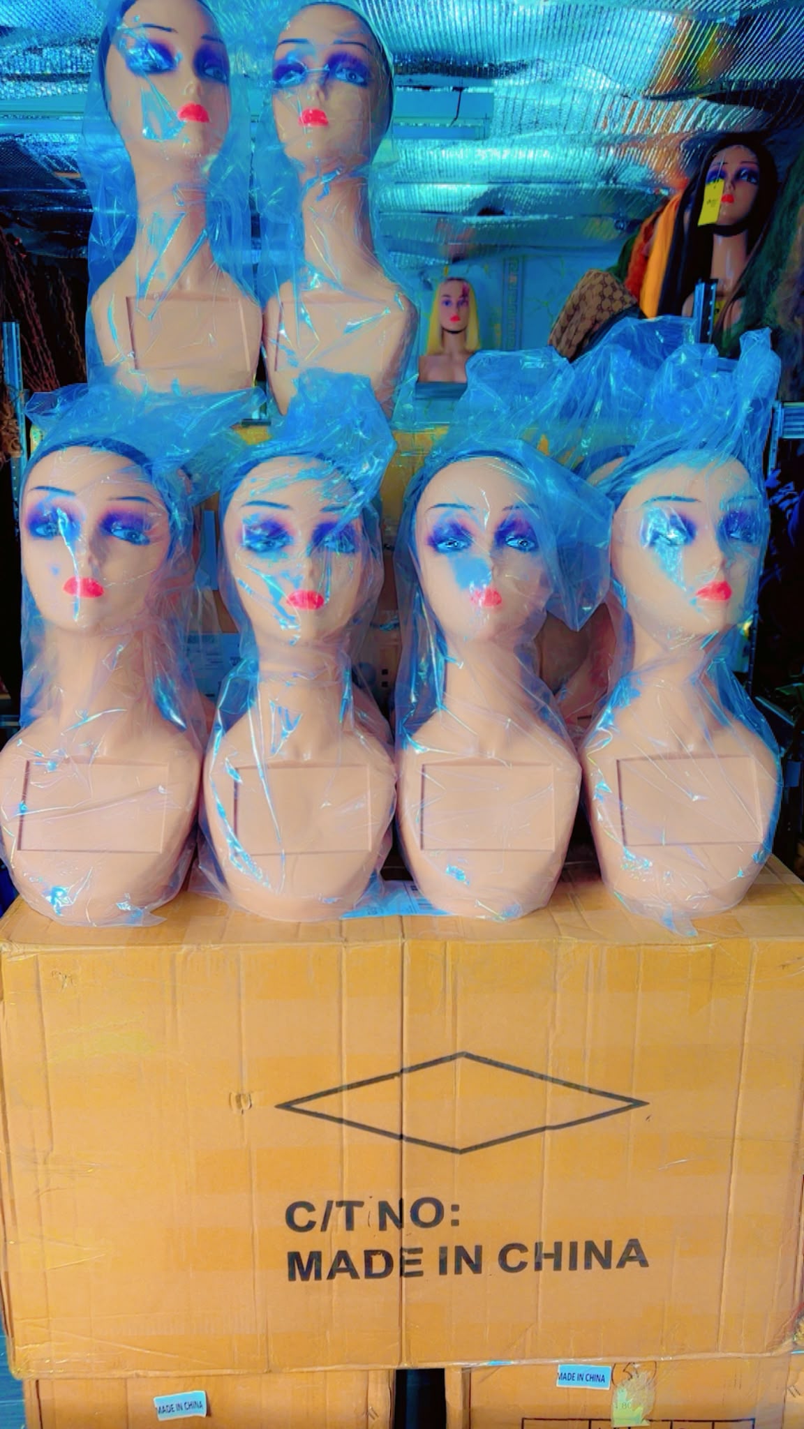 Mannequin Head for Hair Styling & Practice - Image 3