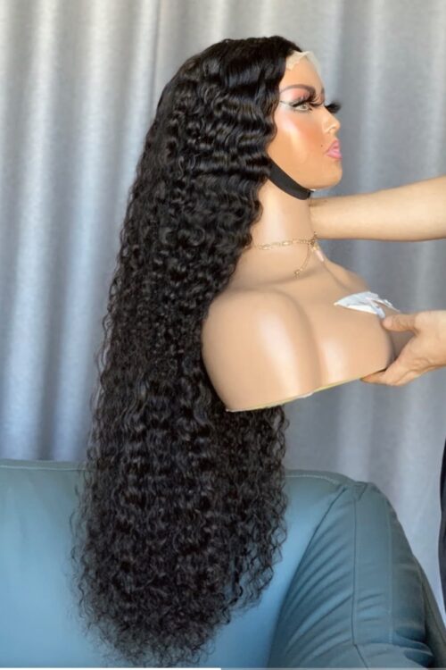 32 Inch Deep Wave Wig with 5×5 Closure